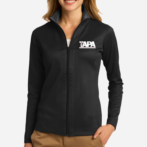 Women's Vertical Texture Full Zip Jacket Thumbnail